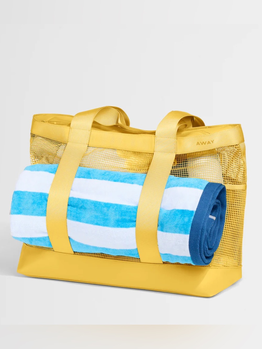 NWT Away Beach Tote in Golden Hour Yellow - Picture 5 of 11
